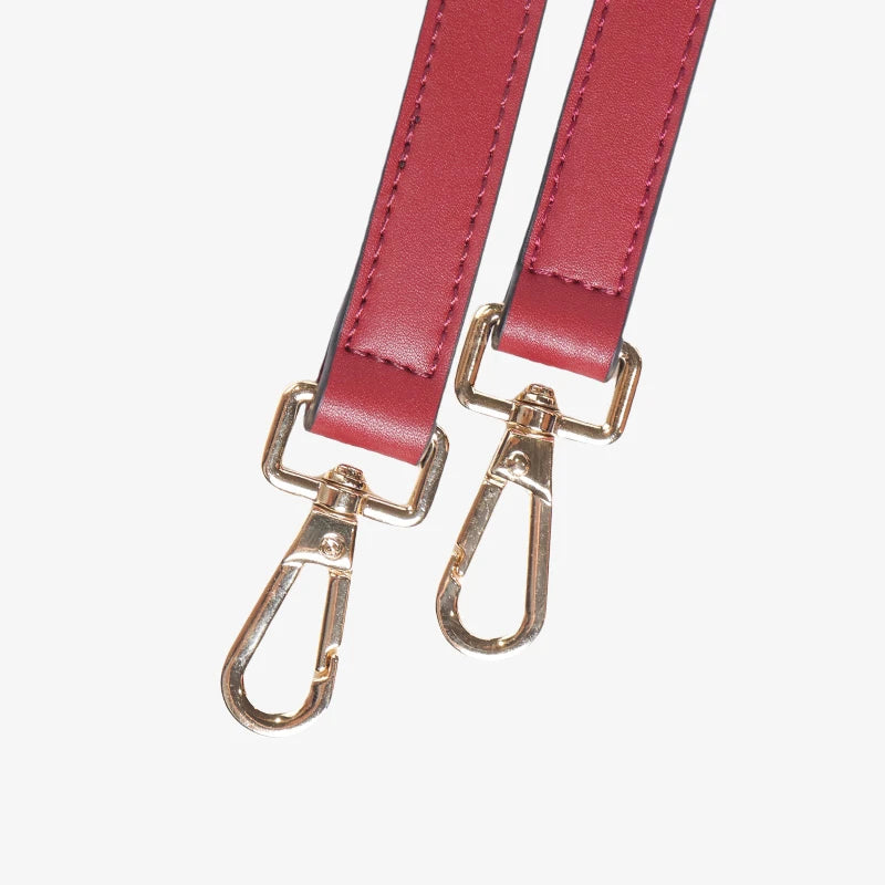 Sinocultural Embroidery Leather Red Tote Bag Magnolia Women's Handbag - 图片 11