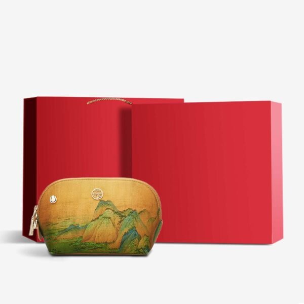 Chinese Ancient Painting Mulberry Silk Luxury Clutch Bag Wallet - 图片 11