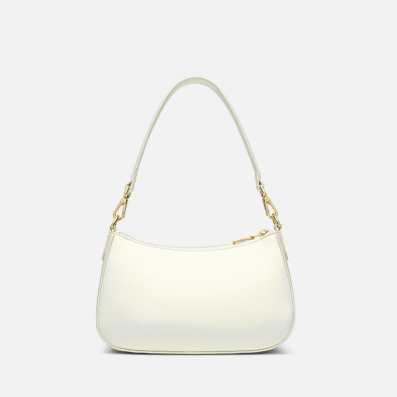 Embroidery Leather Red Shoulder Bag Peony Women's Hobo Handbag - 图片 20