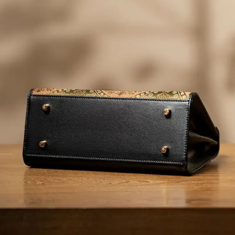 Mulberry Silk Song Brocade Floral Green Kelly Bag - 图片 10