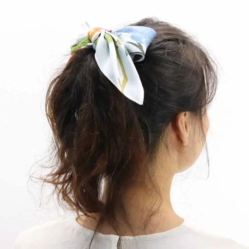 National Museum Floral Silk Square Scarf Four Seasons 53 x 53 cm - 图片 6